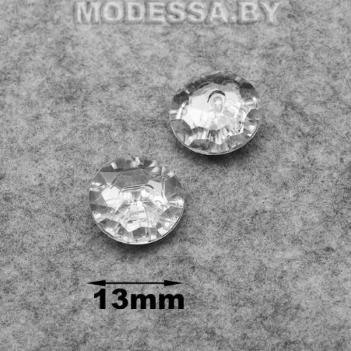 08 HD пуг пластм d13мм Р:20 Ц:Кристалл