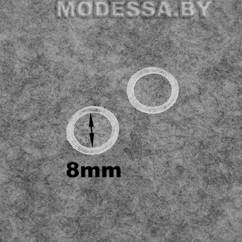 800-T кольцо для белья пластиковое Ц:Прозрачный d8мм