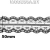 076-2A кружево синтетическое (100% полиамид) Ц:Чёрный 50мм