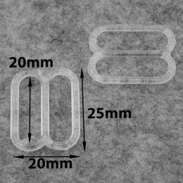 Т-2008В рамка-регулятор для белья (пластмасса) Ц:Прозрачный 20мм
