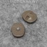 0025020 Пуговица пластм. 17х14мм Ц:50