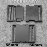 1358 mb Застёжка-фастекс металлическая 50мм Ц:Матовый чёрный