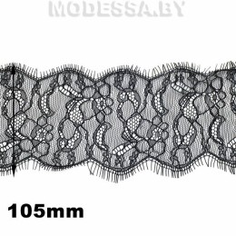 А 685 кружево синтет 100% полиамид (1лента=3м) Ц:Чёрный 105мм