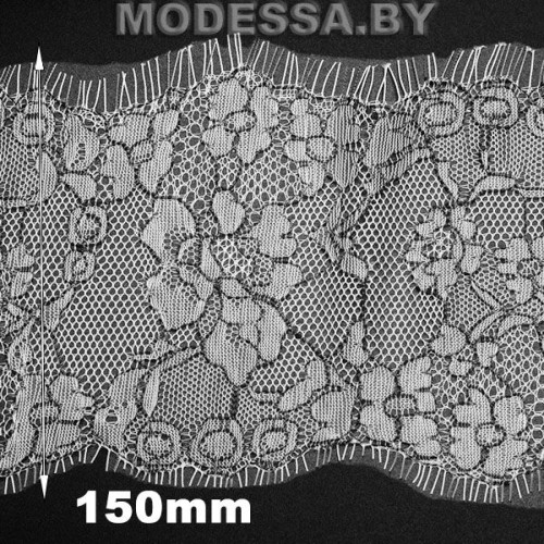 А 425 кружево синтет 100% полиамид (1лента=3м) Ц:Серый 150мм