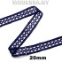 315 W Кружево синтетическое 20мм Ц:Синий 