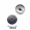 001312 Пуговица металлическая d20мм Ц:Антик