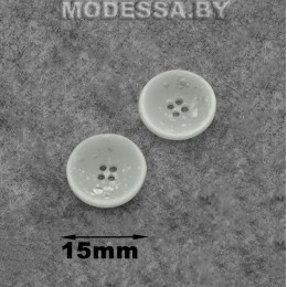 1384045 Пуговица пластм. d15мм Р:23. Ц:Молоко (1)