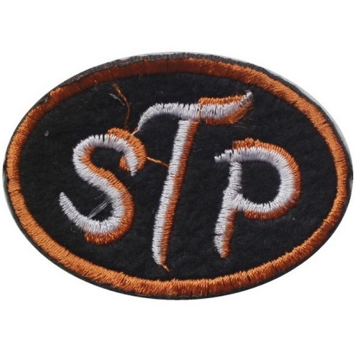 72 Аппликация текст. "STP" (025.4 SС) 60х43мм