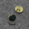 3252-А JRB-15MM-396 Пуговица металлическая d15мм Ц:Золото/Чёрный