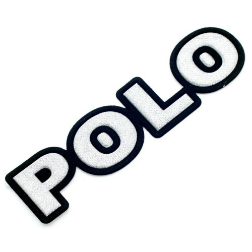 709 нашивка Polo ц: Серебро 122x30мм