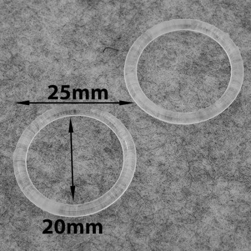 Т-2000A кольцо для белья (пластмасса) Ц:Прозрачный d20мм