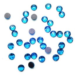 Стразы клеевые Blue Zircon d5мм SS20