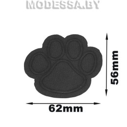 40233.178-1 аппликации текстильные вышитые "Лапа" 62х56мм