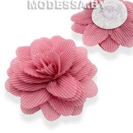 2210 украшение для одежды (текстильное) Ц:16 Розовый 120х120мм