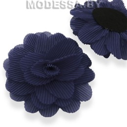  2210 украшение для одежды (текстильное) Ц:81 Темно-синий 120х120мм