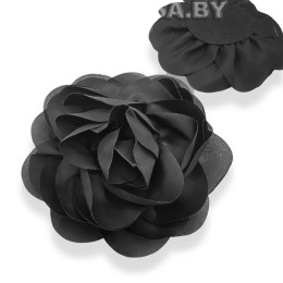 40183.2 украшение для одежды (текстильное) Ц:4 Чёрный d140мм