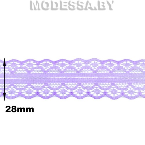  1658-2 кружево синтетическое 100% полиамид Ц:3 28мм