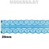 1658-2 Кружево синтетич. 30мм Ц:8 Бирюзовый