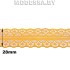 1658-2 Кружево синтетич. 30мм Ц:9 Оранжевый