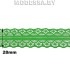1658-2 Кружево синтетическое 30мм Ц:1 Зелёный