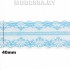 325-2 Кружево синтетическое 40мм Ц:5 Голубой