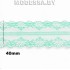  325-2 Кружево синтетическое 40мм Ц:8 Мятный