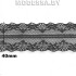325-2 Кружево синтетическое 40мм Ц:Чёрный 